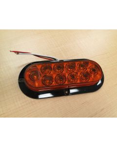 Mid Turn Surface Mt 6" Oval LED