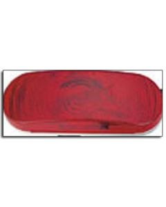 Tail Light, 6" Oval, Red Sealed