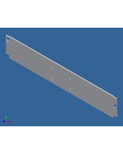 Winch Mounting Plate for LS with singles.    11" x 63.75" x ½ " plate.  Goosenecks New FS 68" frame, LS