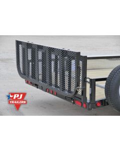 Gate Bi-Fold 83" Regular Sides Black